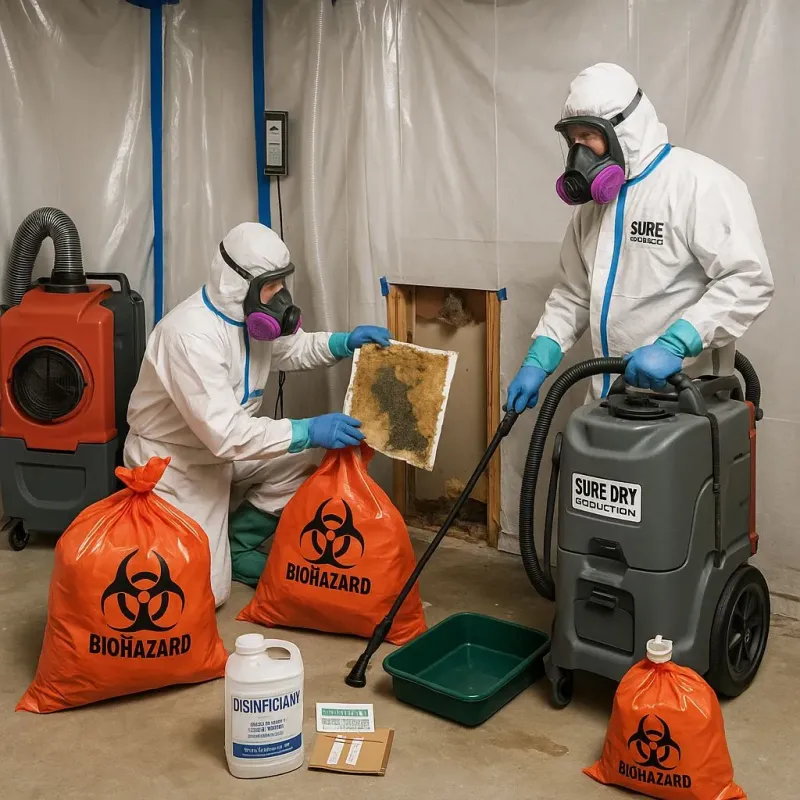 Contaminated Water Handling Protocols process in Morganton, NC