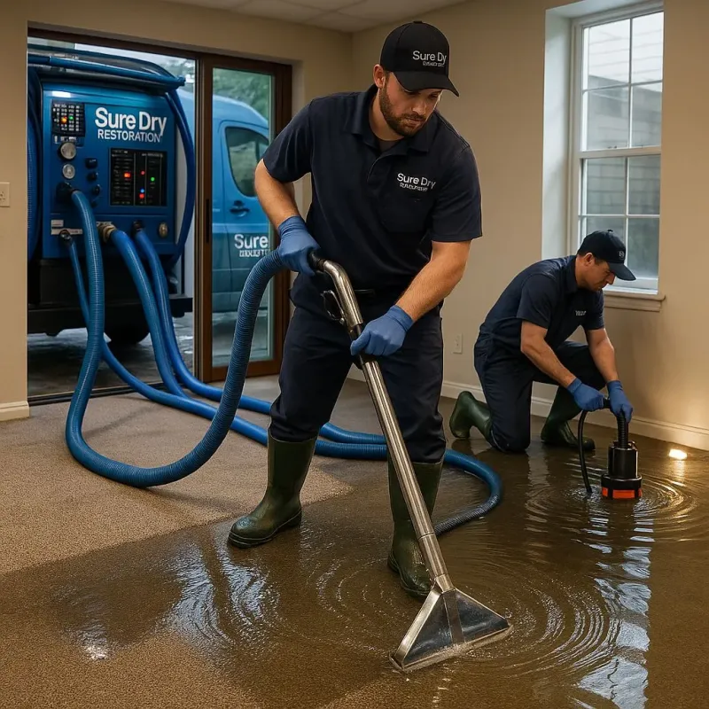 Water Extraction and Removal process in Morganton, NC